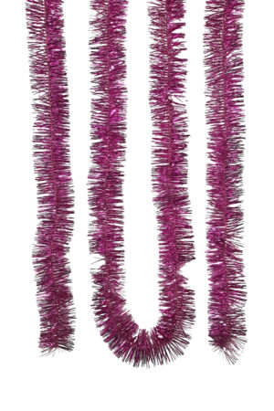 Tinsel 5.5m (18ft)  2 ply – 50mm Cerise