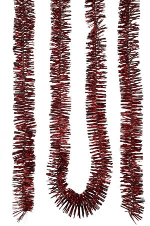 Tinsel 5.5m (18ft)  2 ply – 50mm Red