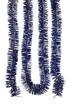 Tinsel 5.5m (18ft)  2 ply – 50mm Blue