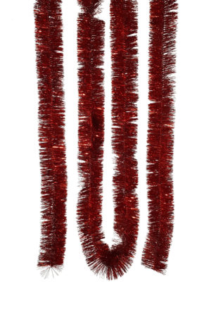 Tinsel 5.5m 4 ply 50mm Red