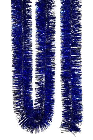 Tinsel 5.5m (18ft) 4 ply – 100mm Blue