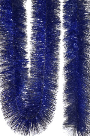 Tinsel 5.5m (18ft) 4 ply – 150mm – Blue