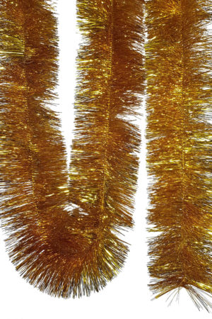 Tinsel 5.5m (18ft) 4 ply – 150mm Gold