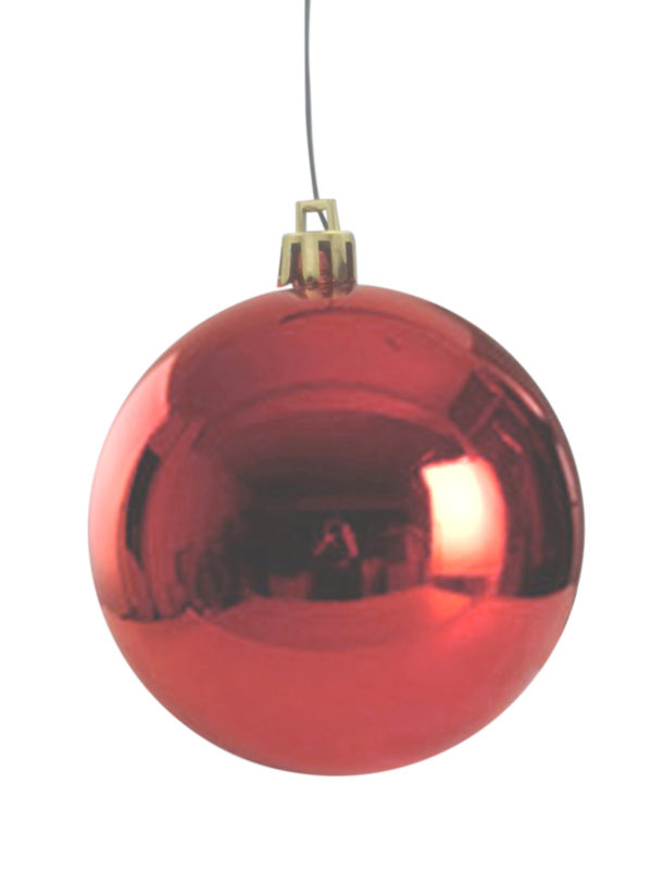 Christmas Ball Glossy Red