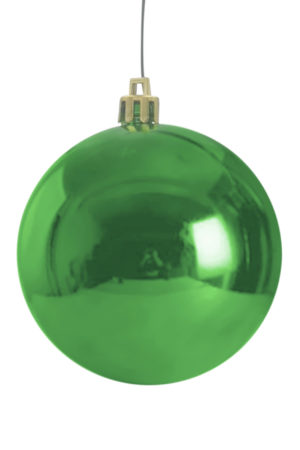 Christmas Ball 100mm Glossy Green