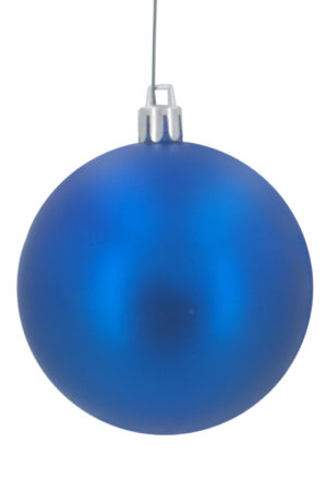 Christmas Ball 100mm Matt Blue