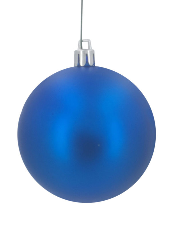 Christmas Ball 100mm Matt Blue