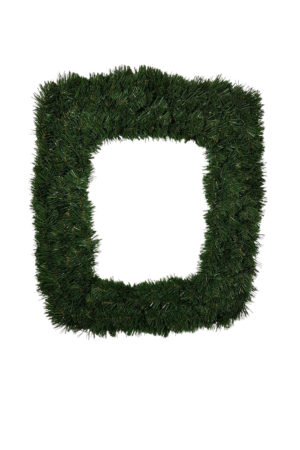 24 inch Wreath Rectangular 61cm