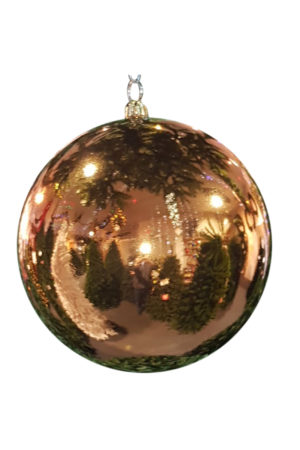 Christmas Ball 300mm Glossy Copper