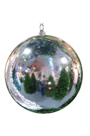 Christmas Ball 300mm Glossy Silver