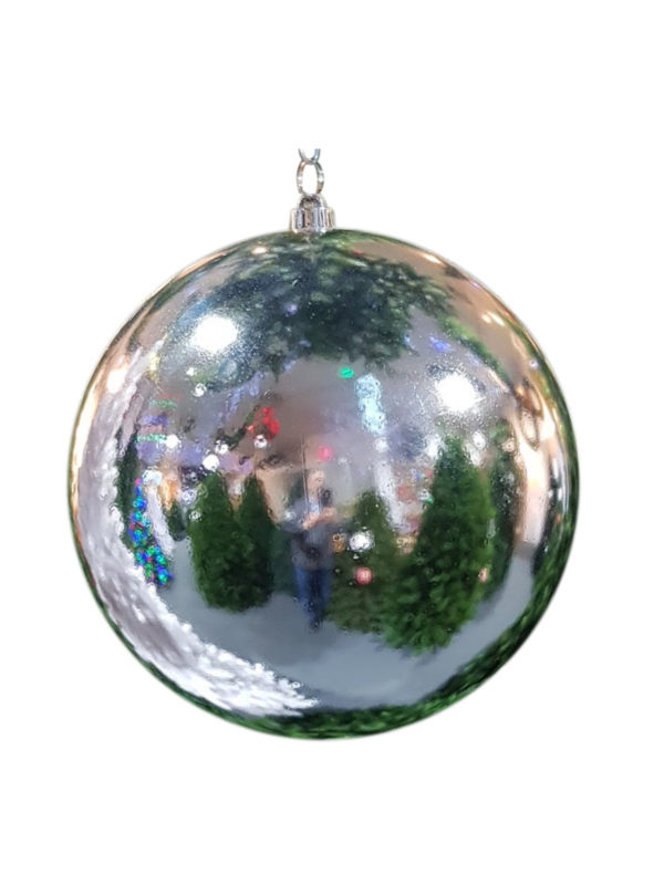 Christmas Ball 300mm Glossy Silver