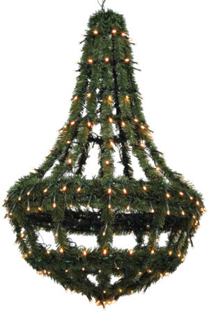 Christmas Street Chandelier 80cm