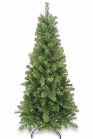 4.5ft Pencil Pine Christmas Tree Green 1.37m