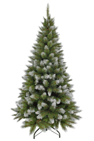 5ft Pittsburgh Spruce Christmas Tree Green Frosted 1.52m Hinged