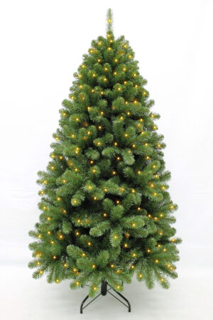 6.5ft Stockholm Christmas tree Hinged 1.98m Prelit with 360 Warm White LED’s