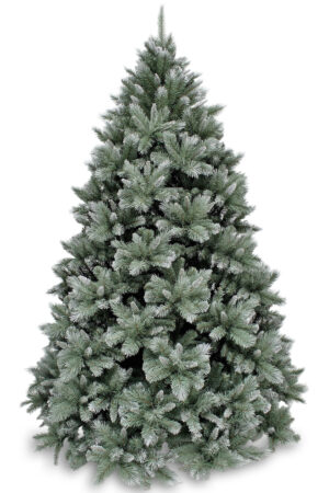 7.5ft New Hampshire Pine Super deluxe Christmas Tree Blue/Green Frosted Hinged 2.28m