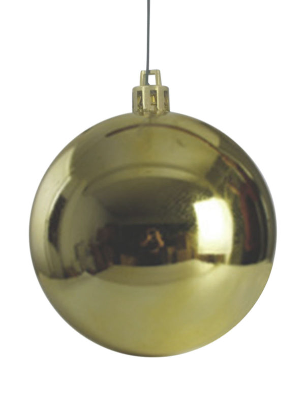 Christmas Ball Glossy Gold