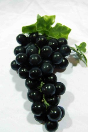 Fruit Grape Black Round