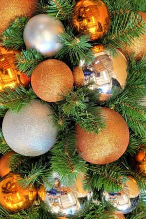 Copper and Silver Ball Decoration Kit