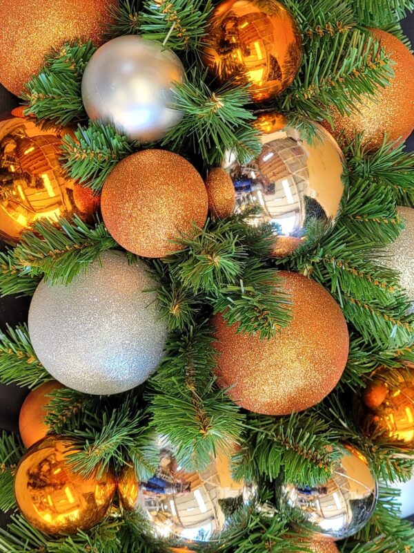 Copper and Silver Ball Decoration Kit