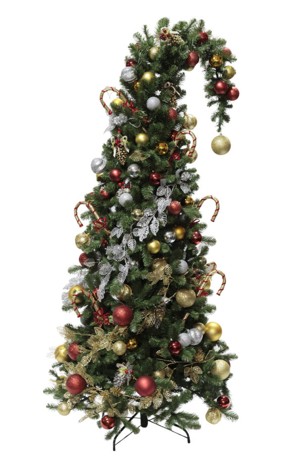 Santa Hat Tree with decs