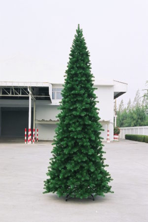 12ft Pencil Pine Christmas Tree Green 3.66m