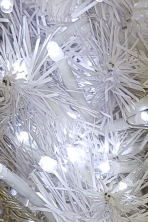 Wedding and White Christmas Tree LED Rice Lights x 160 White with Translucent cord