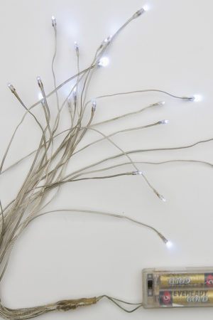 Mini Battery Operated LED 20 Strings of  White