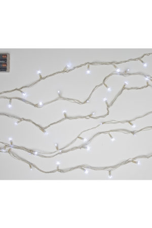 Mini Battery Operated LED Curtain Lights x 48