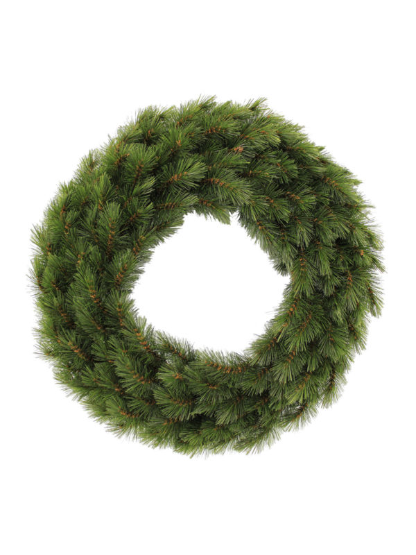 24 inch Geneva Pine Christmas Wreath Green 61cm