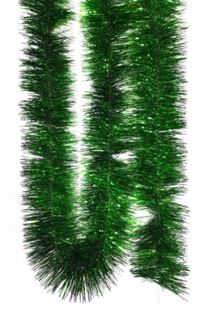 Tinsel 5.5m (18ft) 4 ply – 150mm Green