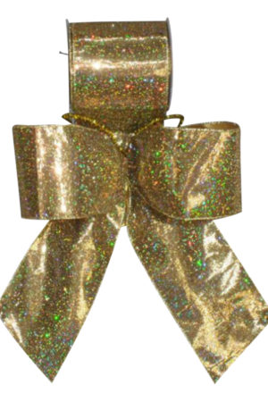 Ribbon Gold Lame’ w/ Sparkles 6.5cm
