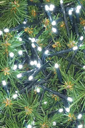 200 LED 2 way Connecting String Lights for Christmas Tree or Garland White