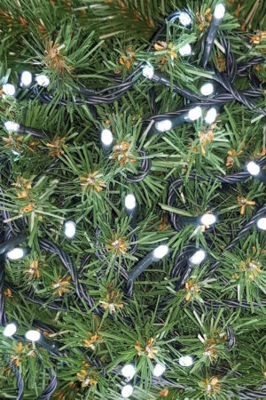Christmas LED Lights x 100 White with Transformer