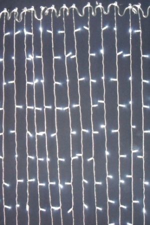 Wedding Curtain Lights 297 LED White Indoor Outdoor