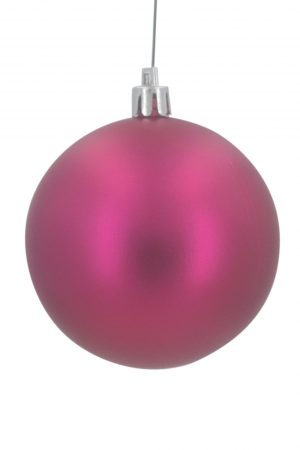 Christmas Ball 70mm Matt Cerise