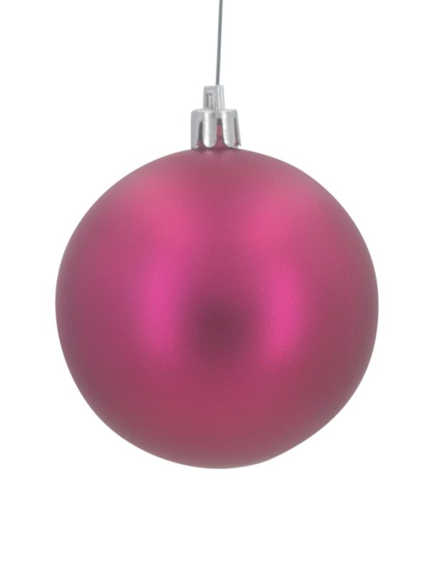 Christmas Ball 70mm Matt Cerise