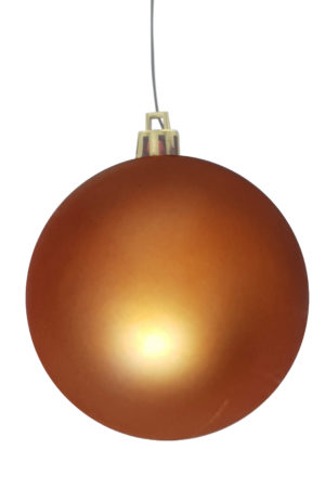 Christmas Ball 70mm Matt Copper