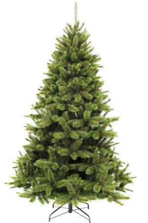 7ft Bristlecone Fir Christmas Tree Green Iced Tipped 2.13m