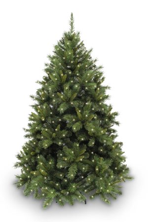 6.5ft New Hampshire Pine Christmas Tree Hinged 1.98m with 420 LED’s