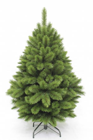 4.5ft Pitch Pine Christmas Tree Green 1.37m