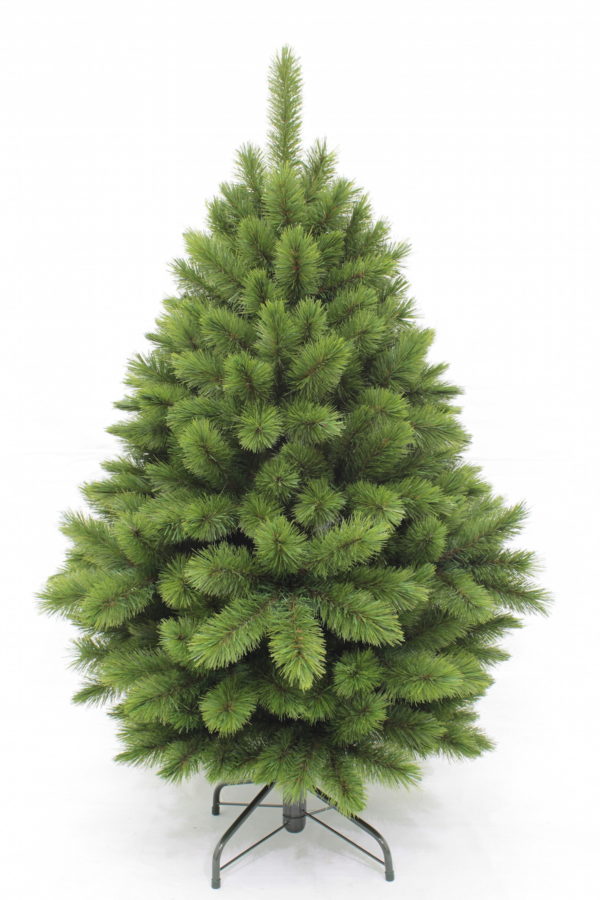 4.5ft Pitch Pine Christmas Tree Green 1.37m
