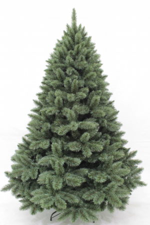 7ft Pitch Pine Christmas Tree New Growth Blue 2.13m Hinged