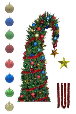Decoration Kit – Santa’s Hat Tree