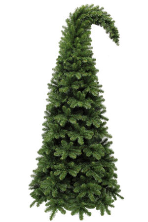 7ft Santas Hat Christmas Tree Hinged 2.13m
