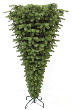 7ft Scandia Spruce Upside Down Christmas Tree Green 2.13m