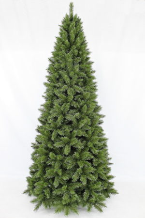 8ft Slim Vienna Spruce Christmas Tree Hinged 2.44m