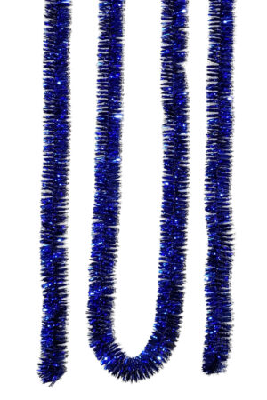 Tinsel 5.5m (18ft) 4 ply – 50mm Blue