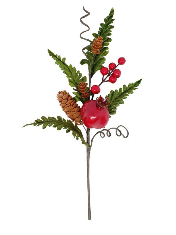 13 inch Pomegranate Pick 33cm