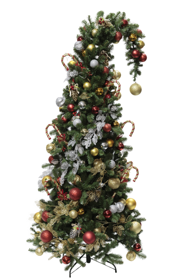 7ft Santas Hat Christmas Tree Hinged 2.13m with 500 LED’s